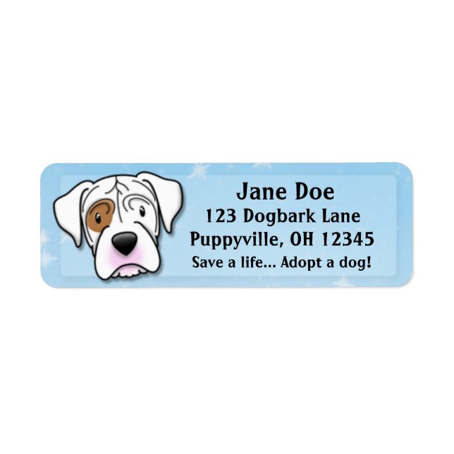 Kawaii White Boxer (Vorne)