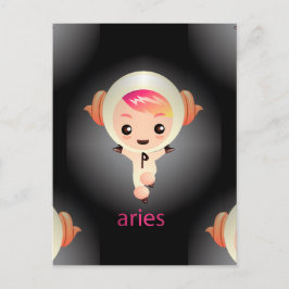 kawaii Widder Postkarte