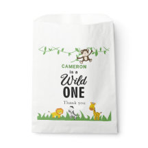 Kawaii Wild One Birthday Safari Jungle Animals