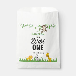 Kawaii Wild One Birthday Safari Jungle Animals Geschenktütchen