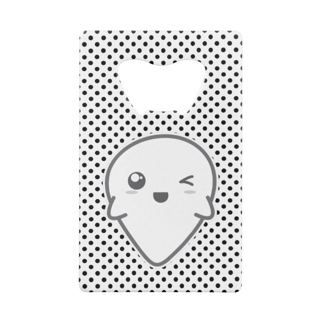 Kawaii Winking Ghost Bottle Opener Geldbeutel Flaschenöffner (Rückseite)