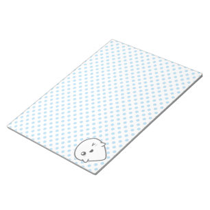 Kawaii Winking Ghost Notepad Notizblock