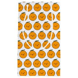 Kawaii Winking Orange Kleine Geschenktüte