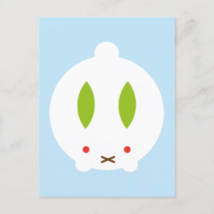 Kawaii Winter Snow Bunny Postkarte