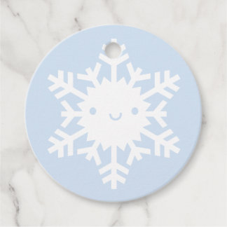 Kawaii Winter Snowflake Geschenkanhänger