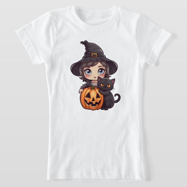 Kawaii Witch Girl T-Shirt (Ablage )