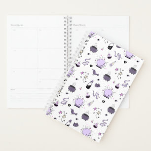 Kawaii Witch Pattern Planer