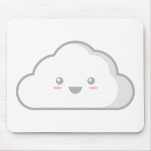 Kawaii Wolke Mousepad