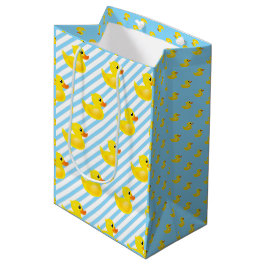 Kawaii Yellow Rubber Duck Pattern Mittlere Geschenktüte