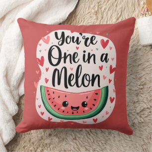 Kawaii "You re One in a Melon" Niedlicher Wasserme Kissen