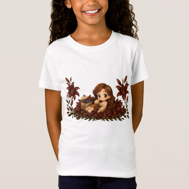 Kawaii Zodiac Neos Jungfrau T-Shirt (Vorderseite)