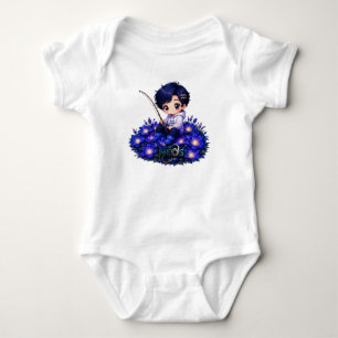 Kawaii Zodiac Neos Wassermann Baby Strampler