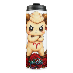 Kawaii Zodiac Neos Widder Thermosbecher