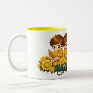 Kawaii Zodiac Neos Zwillinge Zweifarbige Tasse
