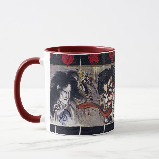 kawanabe Kyosai, Yohkai Tasse (Links)