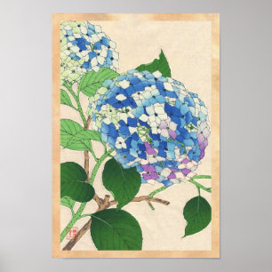 Kawarazaki Shodo Floral Calendar of Japan flower Poster