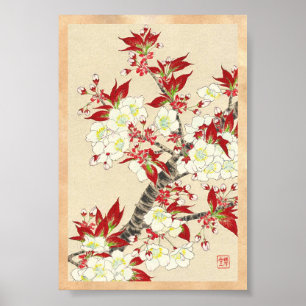 Kawarazaki Shodo Floral Calendar of Japan Poster