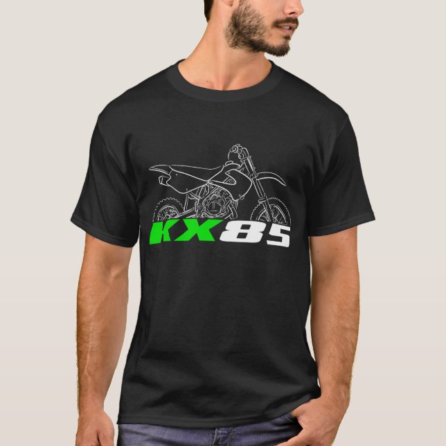 Kawasaki KX85 2001-2013 T-Shirt (Vorderseite)