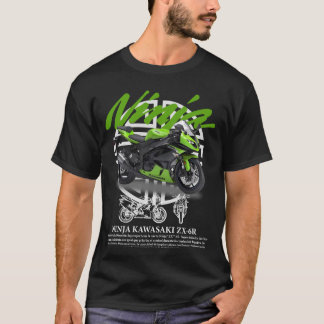 Kawasaki Ninja T - Shirt - Sleek Sportbike Style f