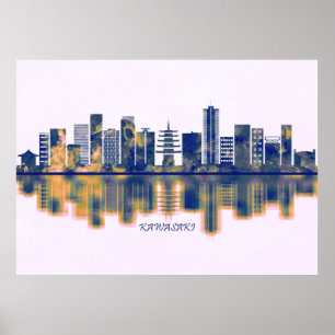 Kawasaki Skyline Poster