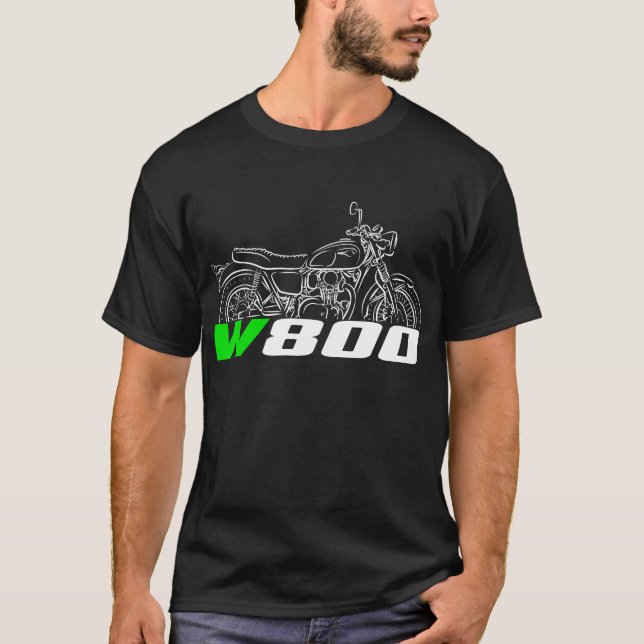 Kawasaki W800 2011-2017 T-Shirt (Vorderseite)