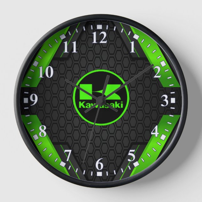 KAWASAKY Cool Clock Uhr (Vorderseite)