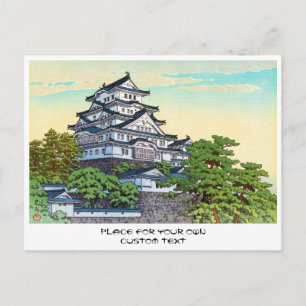 Kawase Hasui Pacific Transport Lines Himeji-Burg Postkarte