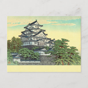Kawase Hasui Pacific Transport Lines Himeji Castle Postkarte
