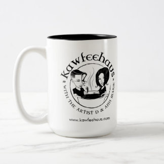 Kawfeehaus Zweifarbige Tasse