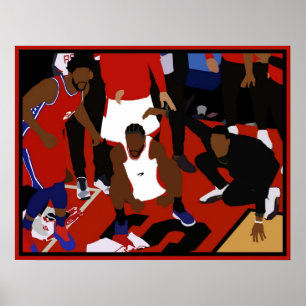 Kawhi Leonard Game Gewinner-Feier Poster