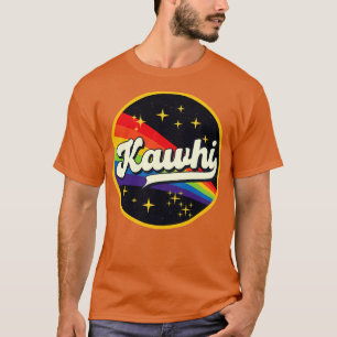 Kawhi Rainbow im Weltraum Vintager Stil T-Shirt
