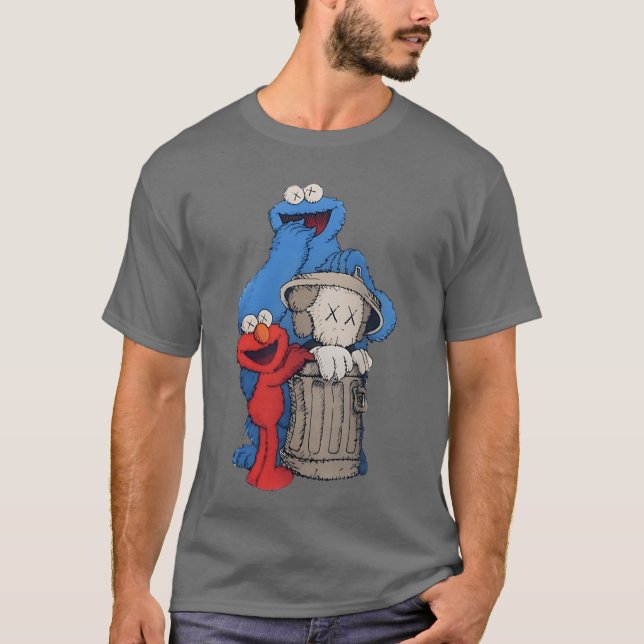 Kaws Design 10 Mädchen T-Shirt (Vorderseite)