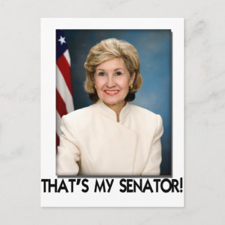 Kay Bailey Hutchison, das ist mein Senator! Postkarte