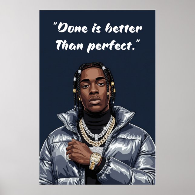 Kay Flock Poster – Fertig ist besser als perfekt (Vorne)