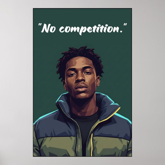 Kay Flock Poster – No Competition (Vorne)