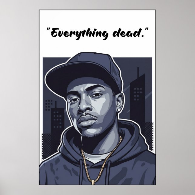 Kay Flock Poster – Straßenmotivation (Vorne)