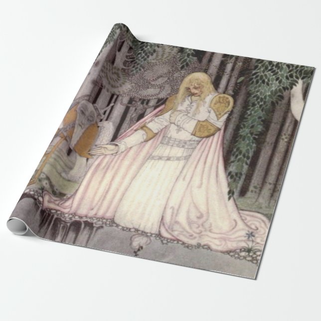 Kay Nielsen - Die Lassie und ihre Mutter 1914 Geschenkpapier (Ungerollt)