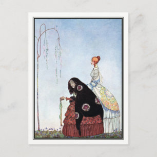 Kay Nielsen - in Pulver und Crinoline Postkarte