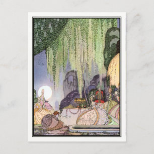 Kay Nielsen - in Pulver und Crinoline Postkarte