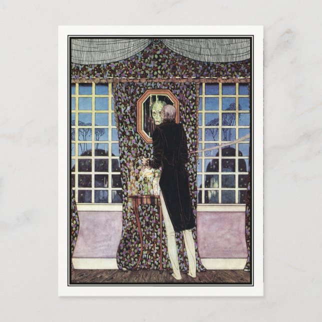 Kay Nielsen - in Pulver und Crinoline Postkarte (Vorderseite)