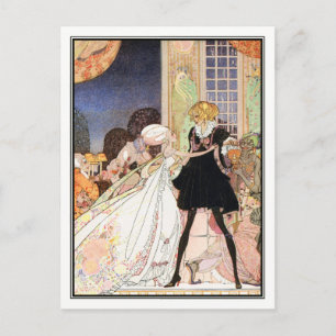 Kay Nielsen - in Pulver und Crinoline Postkarte