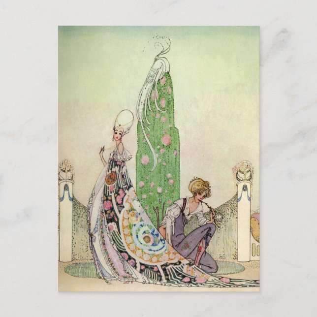 Kay Nielsen Prinzessin und der Gardener Postkarte (Vorderseite)