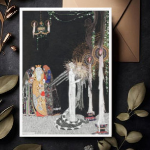 Kay Nielsen Sie sah ihn zum ersten Mal Karte