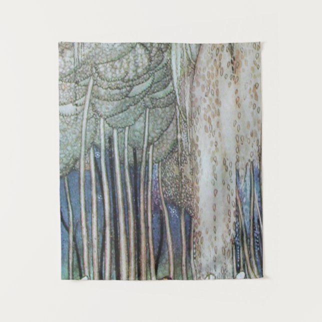 Kay Nielsen von den Zwölf Tanzprinzessen Wandteppich (Vorderseite)