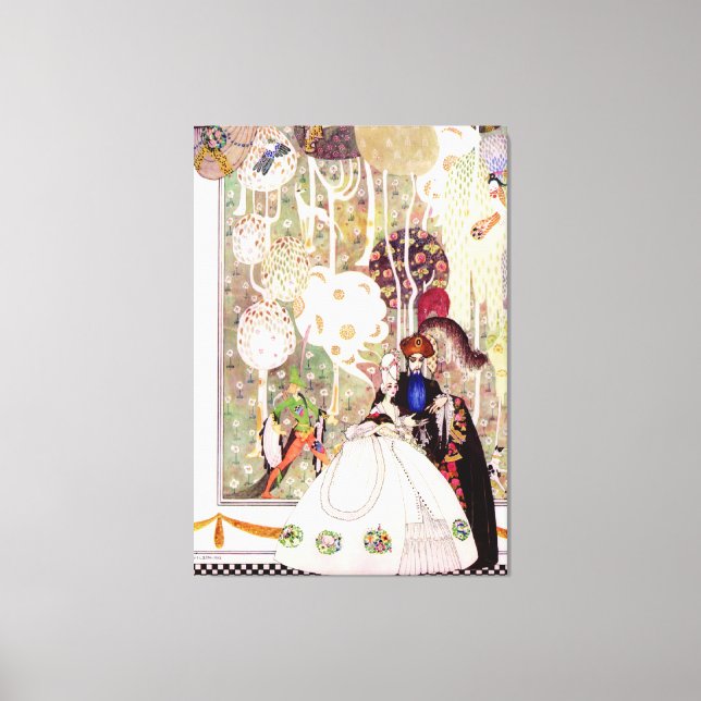 Kay Nielsen's Bluebeard Leinwanddruck (Vorderseite)