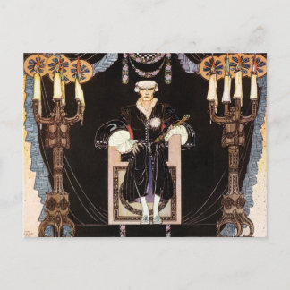 Kay NIelsen's Dark Nordic Prince Postkarte