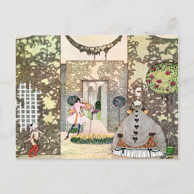 Kay Nielsens Liebe am Nachmittag Postkarte (Vorderseite)