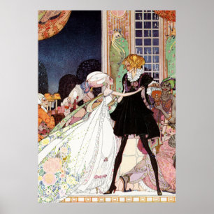 Kay Nielsens Prinz Charming und Aschenputtel Poster