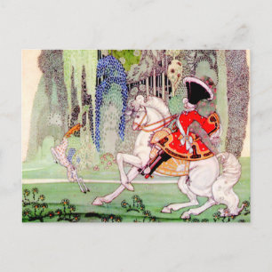 Kay Nielsens Prinz Charming von der schlafenden Sc Postkarte
