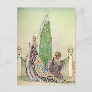 Kay Nielsens Prinzessin und der Gärtner Postkarte